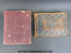 Two albums of mainly topographical postcards to include continental and UK,