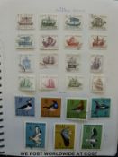 An album of Polish stamps and a collection of Irish stamps 1922 - modern