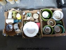 A quantity of various jardinieres etc