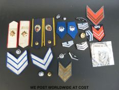 A selection of military buttons,