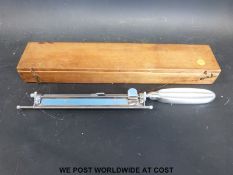 A mid-20thC cased Dermatome (skin graft harvesting machine) by Allen & Hanburys Ltd,