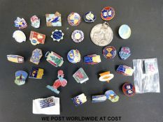 A selection of circa 1960's Butlin's enamel badges,