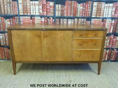 A retro G plan style sideboard (H84 x W153 x D50cm)