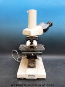 A Nikon Labophot binocular microscope