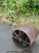 A large 18th / 19thC garden roller,