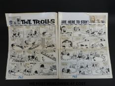The Trolls popular toy collectable in comic strip form from Princess Tina,