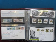 A large quantity of GB presentation packs and first day covers,