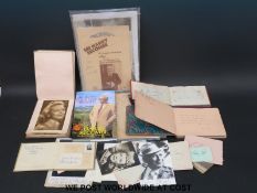 Various autograph books to include Gracie Fields, Gordon Richards, Malcolm Sargent, Doris Arnold,
