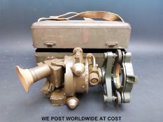 A military gun or similar airwing sight marked Director C no. 7 U.S.