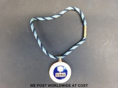 York Racecourse 1971 enamel York County stand season ticket badge