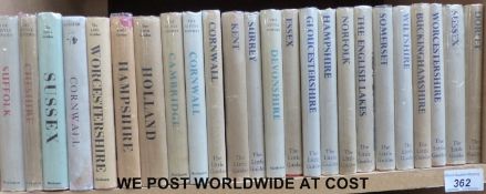 A quantity of the The Little Guides series to the counties of England (c1930-1950).