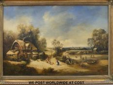 Norman Henry French (1906-1984) oil on canvas,