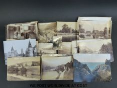 A selection of sepia photographs from various places in the British Isles including Edinburgh,