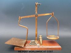A set of postal scales,