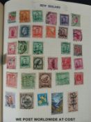 A collection of world stamps,
