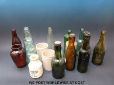A quantity of local interest and other bottles, including Gloucester,