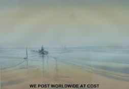 Michael Richcoeur signed artists proof VII/XII 'Boy on Rock' (43 x 60cm)