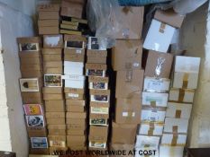 Approximately 48,000 postcards contained in 48 boxes,