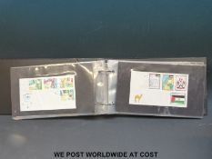Seven albums of GB and Commonwealth first day covers