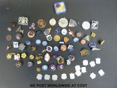 A selection of enamel badges to include examples from NFBG, the Boys Brigade, N.C.M.