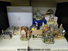 A collection of David Winter cottages to include Scottish and West Country examples, Suffolk House,