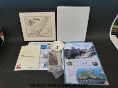 A quantity of postcards and other ephemera relating to Lundy Island