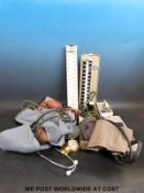 A quantity of sphygmomanometers of various vintages including Thackray, Accoson Mk II,