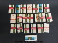 A collection of tea and trade cards