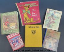 A selection of Enid Blyton including Sunny Stories and The Yellow Fairy Book together with a rag