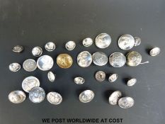 A selection of various livery buttons