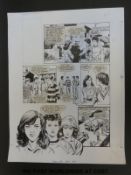 Murphys Mob black & white pen artwork by Barrie Mitchell