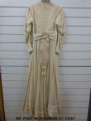 Three Edwardian dresses,