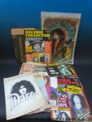 A selection of pop related magazines featuring Marc Bolan