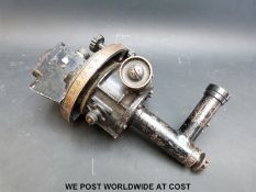 A British military panoramic gun or similar sight with graduated elevation and azimuth adjustments