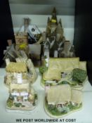 Eight mostly larger examples of David Winter cottages including Orchard Cottage,