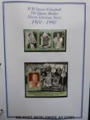 A Commonwealth collection celebrating Queen Elizabeth The Queen Mother's 90th birthday and a ring