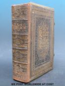 The Self-Interpreting Illustrated Family Bible, full leather, gilt impressed covers,