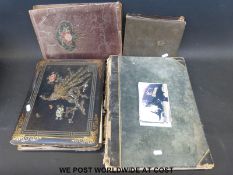 A lacquer photograph or postal album including HMS Iron Duke and other WWI cards,