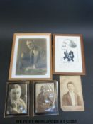 A collection of photos relating to Victor Marmont etc