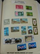 A collection of Commonwealth stamps in three albums,