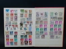 Four stockbooks of foreign stamps