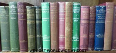 A collection of titles from The Wayside and Woodland Series (London,