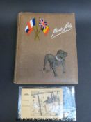 An album of WWI postcards comprising approximately 140 British,