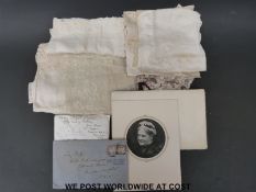 A quantity of lace, by repute previously property of relatives of the Earl of Berkeley,