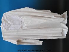 A gentleman's 19thC cotton evening shirt