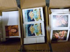 Approximately 19,000 greetings cards, contained in 38 boxes,