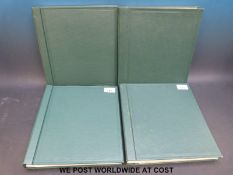 An extensive collection of Swiss stamps in four loose leaf Exeter albums.