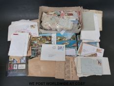 A quantity of stamps, franks etc, mainly relating to Col D S E West, OBE, MC, Victorian onwards,