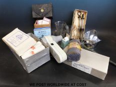 A collection of largely nursing related articles and equipment including dressings, urine testing,