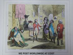 Six coloured limited edition engravings after Cruikshank (1650/2500)